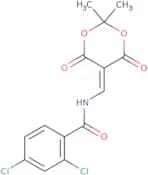 2,4-Dichloro-N-[(2,2-dimethyl-4,6-dioxo-1,3-dioxan-5-yliden)methyl]benzenecarboxamide