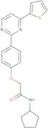 N-Cyclopentyl-2-{4-[4-(2-thienyl)-2-pyrimidinyl]phenoxy}acetamide