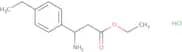 Ethyl 3-Amino-3-(4-ethylphenyl)propanoate Hydrochloride