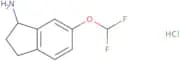 (1S)-6-(Difluoromethoxy)-2,3-dihydro-1H-inden-1-amine hydrochloride