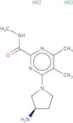 4-[(3R)-3-Aminopyrrolidin-1-yl]-N,5,6-trimethylpyrimidine-2-carboxamide dihydrochloride