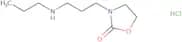 3-[3-(Propylamino)propyl]-1,3-oxazolidin-2-one hydrochloride