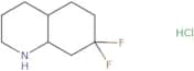 7,7-Difluoro-decahydroquinoline hydrochloride