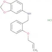 N-{[2-(Prop-2-en-1-yloxy)phenyl]methyl}-1,3-dioxaindan-5-amine hydrochloride