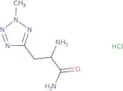 2-Amino-3-(2-methyl-2H-1,2,3,4-tetrazol-5-yl)propanamide hydrochloride