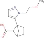 1-[1-(2-Methoxyethyl)-1H-pyrazol-5-yl]bicyclo[2.1.1]hexane-5-carboxylic acid