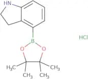 4-(Tetramethyl-1,3,2-dioxaborolan-2-yl)-2,3-dihydro-1H-indole hydrochloride