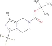 tert-Butyl 1-bromo-3-(trifluoromethyl)-5H,6H,7H,8H-imidazo[1,5-a]pyrazine-7-carboxylate