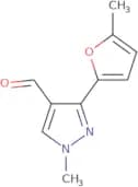 1-Methyl-3-(5-methylfuran-2-yl)-1H-pyrazole-4-carbaldehyde
