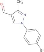 1-(4-Bromophenyl)-3-methyl-1H-pyrazole-4-carbaldehyde