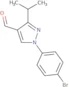 1-(4-Bromophenyl)-3-(propan-2-yl)-1H-pyrazole-4-carbaldehyde