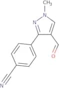 4-(4-Formyl-1-methyl-1H-pyrazol-3-yl)benzonitrile