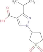 1-(1,1-Dioxo-1λ6-thiolan-3-yl)-3-(propan-2-yl)-1H-pyrazole-4-carboxylic acid