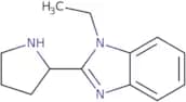 1-Ethyl-2-(pyrrolidin-2-yl)-1H-1,3-benzodiazole