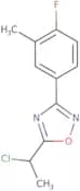 5-(1-Chloroethyl)-3-(4-fluoro-3-methylphenyl)-1,2,4-oxadiazole