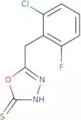 5-[(2-Chloro-6-fluorophenyl)methyl]-1,3,4-oxadiazole-2-thiol