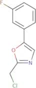 2-(Chloromethyl)-5-(3-fluorophenyl)-1,3-oxazole