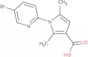 1-(5-Bromopyridin-2-yl)-2,5-dimethyl-1H-pyrrole-3-carboxylic acid