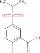 2-Fluoro-5-(propane-2-sulfonyl)benzoic acid