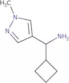 Cyclobutyl(1-methyl-1H-pyrazol-4-yl)methanamine