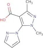 1,3-Dimethyl-5-(1H-pyrazol-1-yl)-1H-pyrazole-4-carboxylic acid
