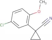 1-(5-Chloro-2-methoxyphenyl)cyclopropane-1-carbonitrile