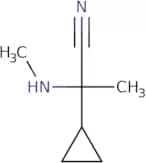 2-Cyclopropyl-2-(methylamino)propanenitrile