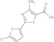 2-(5-Chlorothiophen-2-yl)-4-methyl-1,3-thiazole-5-carboxylic acid