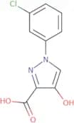 1-(3-Chlorophenyl)-4-hydroxy-1H-pyrazole-3-carboxylic acid