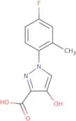 1-(4-Fluoro-2-methylphenyl)-4-hydroxy-1H-pyrazole-3-carboxylic acid