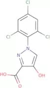 4-Hydroxy-1-(2,4,6-trichlorophenyl)-1H-pyrazole-3-carboxylic acid