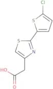 2-[2-(5-Chlorothiophen-2-yl)-1,3-thiazol-4-yl]acetic acid