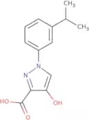 4-Hydroxy-1-[3-(propan-2-yl)phenyl]-1H-pyrazole-3-carboxylic acid