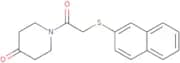 1-[2-(Naphthalen-2-ylsulfanyl)acetyl]piperidin-4-one