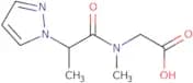 2-[N-Methyl-2-(1H-pyrazol-1-yl)propanamido]acetic acid