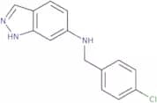 N-[(4-Chlorophenyl)methyl]-1H-indazol-6-amine