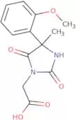 2-[4-(2-Methoxyphenyl)-4-methyl-2,5-dioxoimidazolidin-1-yl]acetic acid