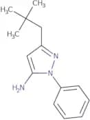 3-(2,2-Dimethylpropyl)-1-phenyl-1H-pyrazol-5-amine