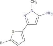 3-(5-Bromothiophen-2-yl)-1-methyl-1H-pyrazol-5-amine