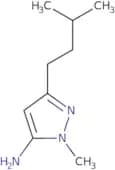 1-Methyl-3-(3-methylbutyl)-1H-pyrazol-5-amine