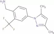 [4-(3,5-Dimethyl-1H-pyrazol-1-yl)-2-(trifluoromethyl)phenyl]methanamine