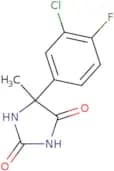 5-(3-Chloro-4-fluorophenyl)-5-methylimidazolidine-2,4-dione