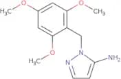 1-[(2,4,6-Trimethoxyphenyl)methyl]-1H-pyrazol-5-amine