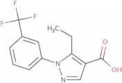 5-Ethyl-1-[3-(trifluoromethyl)phenyl]-1H-pyrazole-4-carboxylic acid