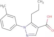 1-(3-Methylphenyl)-5-propyl-1H-pyrazole-4-carboxylic acid