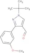 1-tert-Butyl-3-(3-methoxyphenyl)-1H-pyrazole-4-carbaldehyde