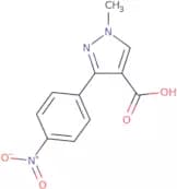 1-Methyl-3-(4-nitrophenyl)-1H-pyrazole-4-carboxylic acid