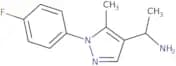 1-[1-(4-Fluorophenyl)-5-methyl-1H-pyrazol-4-yl]ethan-1-amine