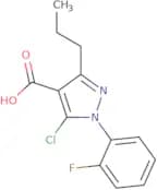 5-Chloro-1-(2-fluorophenyl)-3-propyl-1H-pyrazole-4-carboxylic acid
