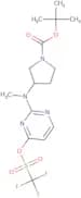 tert-Butyl 3-{methyl[4-(trifluoromethanesulfonyloxy)pyrimidin-2-yl]amino}pyrrolidine-1-carboxylate